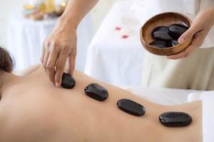 Lázně a/nebo wellness v ubytování HOSTAL DEL RÍO