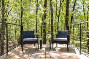 Balkón nebo terasa v ubytování Deer Woods