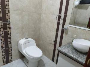 Koupelna v ubytování Casa D'Lucas