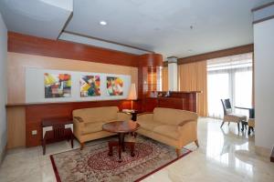 Posezení v ubytování Hotel Savoy Homann