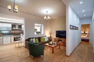 Køkken eller tekøkken på Cactus Residence Chania