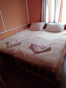 Postel nebo postele na pokoji v ubytování Тороманова къща