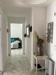 Posteľ alebo postele v izbe v ubytovaní Appart proche plage avec grand balcon