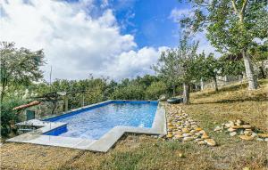 basen na środku podwórka w obiekcie 1 Bedroom Stunning Home In Galicia w mieście Belesar