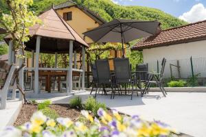 Zahrada ubytování Relax House Soča
