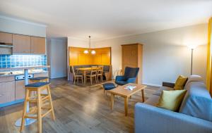 Kuchyň nebo kuchyňský kout v ubytování Elldus Resort