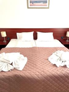 Cama o camas de una habitación en Family Hotel YALTA Свети Влас