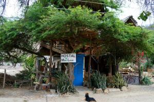 Zahrada ubytování hostal Monte Libano