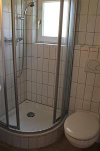Koupelna v ubytování Ferienhaus "Am Deich 30"