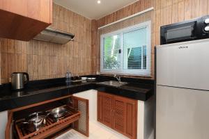 Dapur atau dapur kecil di WoLin Lemon Resort