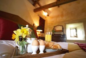 Voodi või voodid majutusasutuse Scargill Castle toas