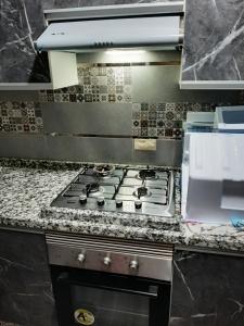 Η κουζίνα ή μικρή κουζίνα στο Location vacance M'diq Tetouan