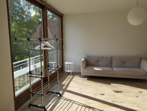 Posezení v ubytování Appartement 4 Personen - Zimmer in Wohnung, zentral, ruhig, modern