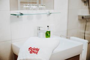 Kúpeľňa v ubytovaní Hotel Brücklwirt