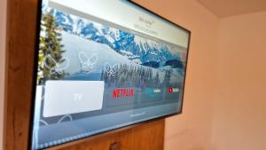 Das Alpin - Hotel Garni Guesthouse TV 또는 엔터테인먼트 센터