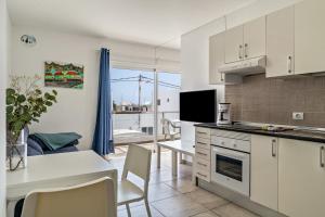Kuchyň nebo kuchyňský kout v ubytování Barlovento Apartment