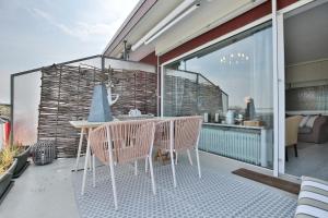 Balkón nebo terasa v ubytování Am Kardohr 5 Appartement Weitblick
