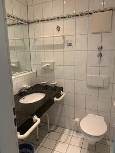 Koupelna v ubytování Hotel Wittlicher Hof