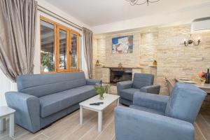 Posezení v ubytování Ilias Apartments