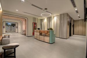 Lobby alebo recepcia v ubytovaní 7 Apple Hotel Pratap Nagar, Jaipur