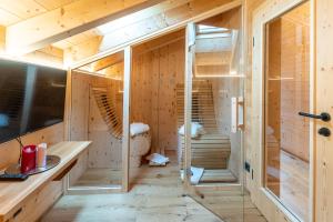 Kúpeľňa v ubytovaní Madlhof + 37 fotografií