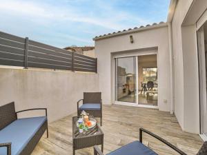 Μπαλκόνι ή βεράντα στο Holiday Home Les Salines by Interhome