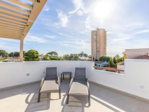 Balkón nebo terasa v ubytování Apartment Tropical Beach Penthouse by Interhome