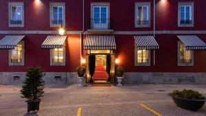 A fachada ou entrada em AP Dona Aninhas