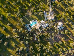 Pohľad z vtáčej perspektívy na ubytovanie Ostuni Art Resort