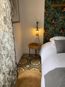 Katil atau katil-katil dalam bilik di Petit bijou Casa Madria