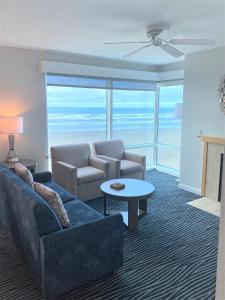 Istumisnurk majutusasutuses WorldMark Seaside by BookTimeShares