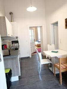 Kuchyň nebo kuchyňský kout v ubytování Vienna Comfort Apartments - Borschkegasse 12
