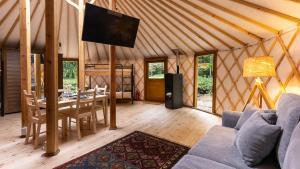 TV/trung tâm giải trí tại Duża Woda