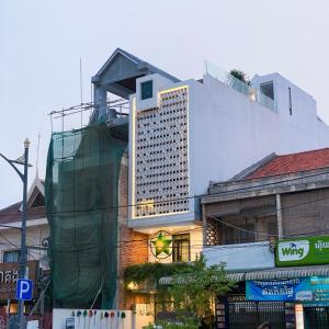 Budova, kde se hostel nachází