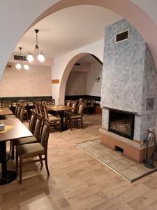 Posezení v ubytování Penzion a Pizzerie Na Záložně