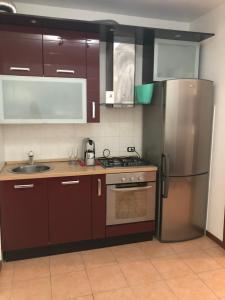 Кухня или кухненски бокс в Raffa appartamento