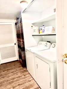 a laundry room with a washer and dryer at Upgraded, Stylish & Comfy 1 Bedroom/1 Bath Studio in Payson