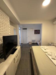 TV a/nebo společenská místnost v ubytování Hotel MonteNino