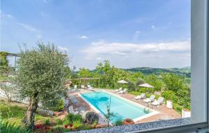 a view of a swimming pool in a villa at Villa Poss in Villa