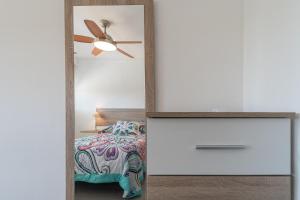 Postel nebo postele na pokoji v ubytování Apartamento Cortadura Playa