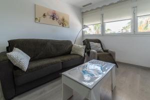 Posezení v ubytování Apartamento Cortadura Playa