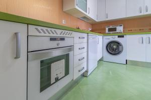 Kuchyň nebo kuchyňský kout v ubytování Apartamento Cortadura Playa