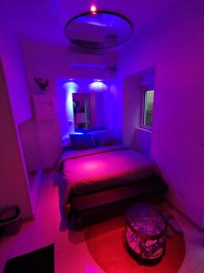 Posteľ alebo postele v izbe v ubytovaní Lyon superbe jacuzzi vue sur jardin