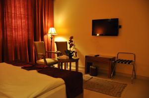 TV tai viihdekeskus majoituspaikassa La Rosa Hotel Oman