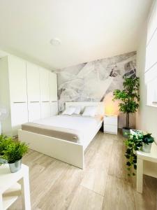 Postel nebo postele na pokoji v ubytování Anapartments