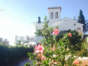Ogród w obiekcie La Torrecica, con carácter andaluz y magníficas vistas al mar y Sierra Nevada