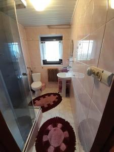 Een badkamer bij Lila