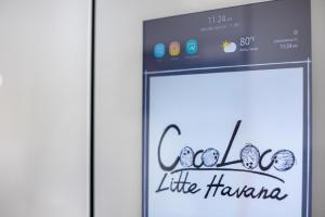 Certifikát, hodnocení, plakát nebo jiný dokument vystavený v ubytování Coco Loco - Little Havana