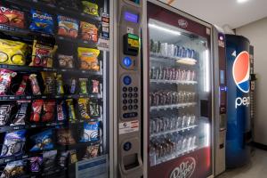 a vending machine filled with lots of drinks at Red Roof Inn Sikeston - Marston in Marston
