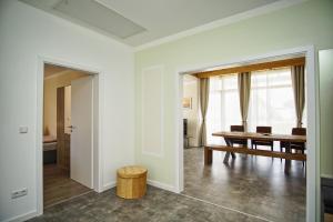 Posezení v ubytování modernes Ferienhaus mit eigenem Garten und Terrasse - Ferienhaus Bauernrose